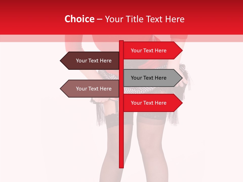 Beauty Sexy Hair PowerPoint Template