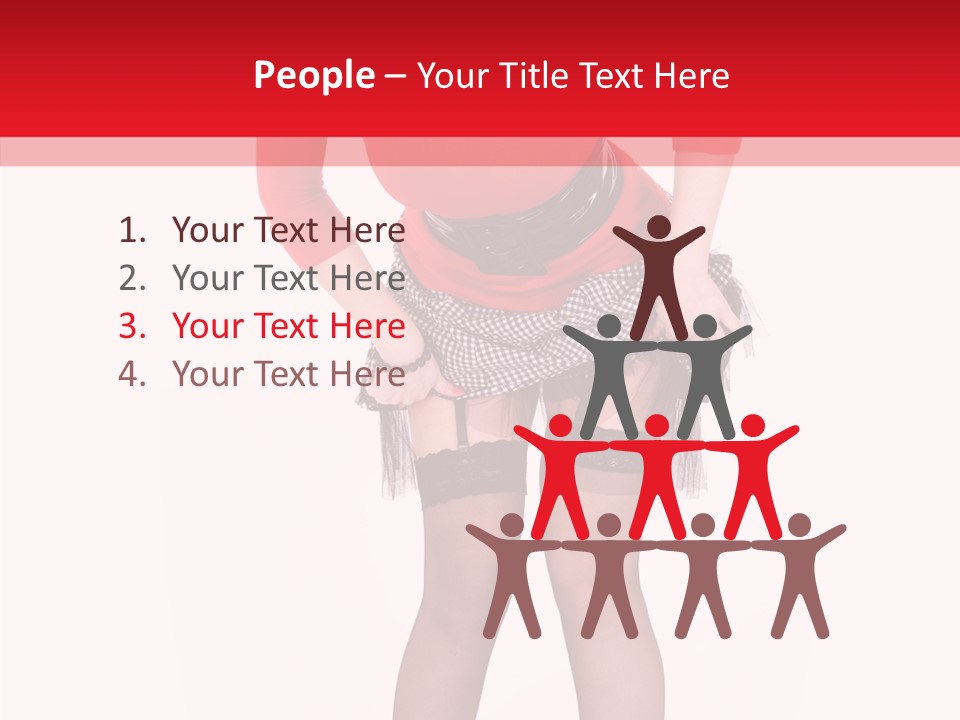 Beauty Sexy Hair PowerPoint Template
