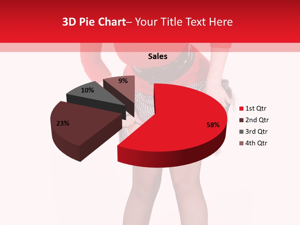 Beauty Sexy Hair PowerPoint Template