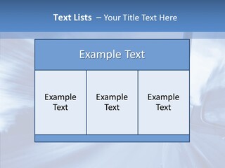 Outdoors Background Abstract PowerPoint Template