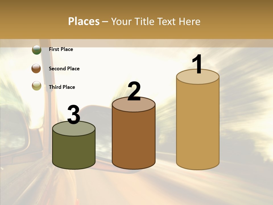 Traffic Blue Daylight PowerPoint Template