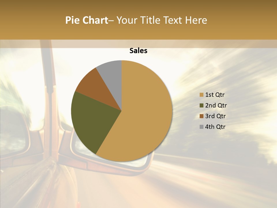 Traffic Blue Daylight PowerPoint Template