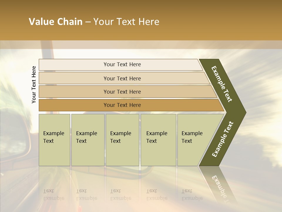 Traffic Blue Daylight PowerPoint Template
