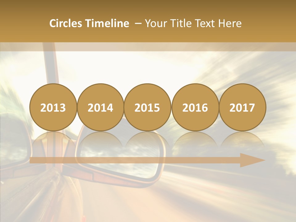 Traffic Blue Daylight PowerPoint Template