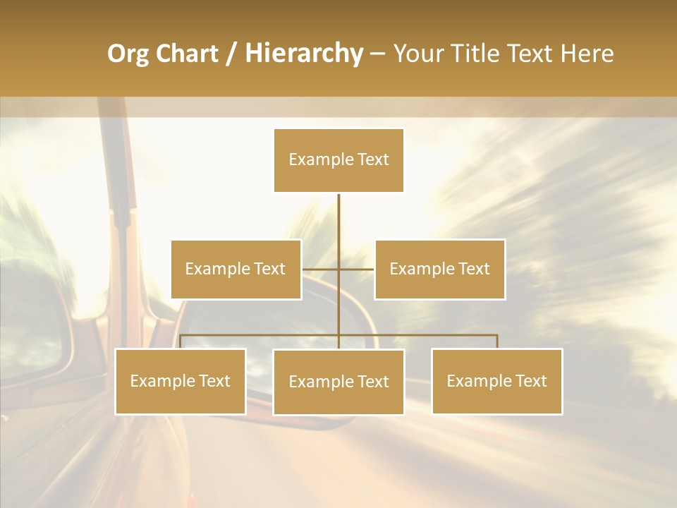 Traffic Blue Daylight PowerPoint Template