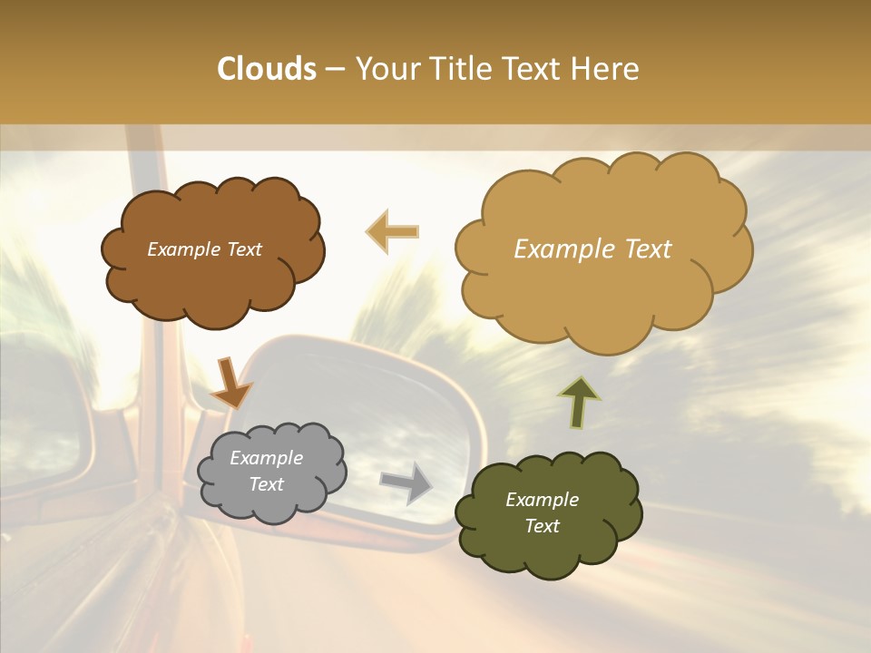 Traffic Blue Daylight PowerPoint Template