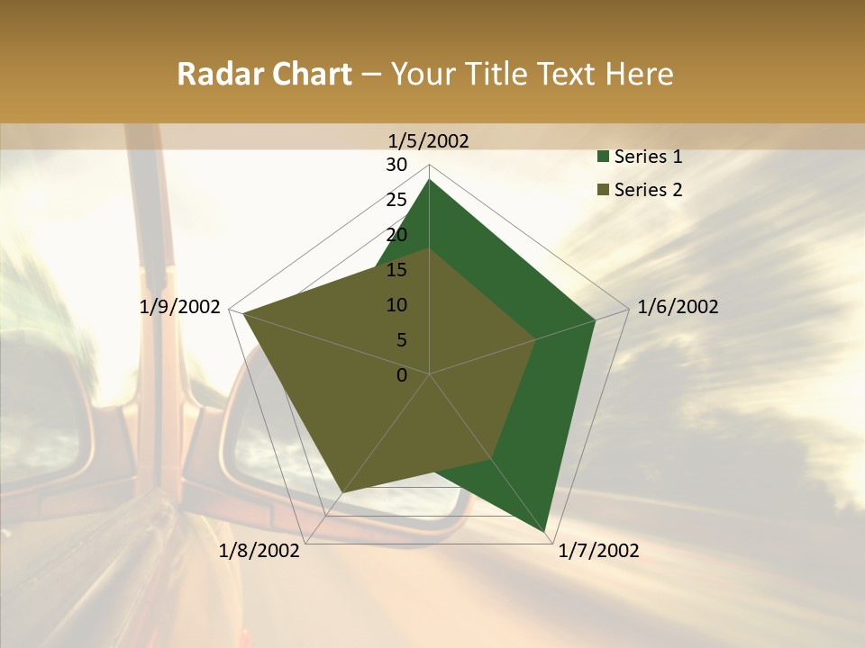 Traffic Blue Daylight PowerPoint Template