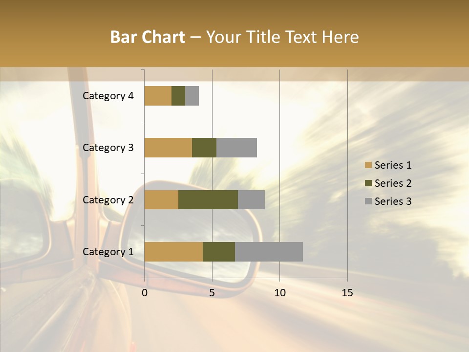 Traffic Blue Daylight PowerPoint Template