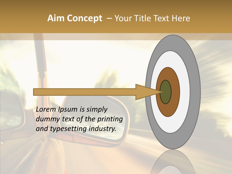 Traffic Blue Daylight PowerPoint Template