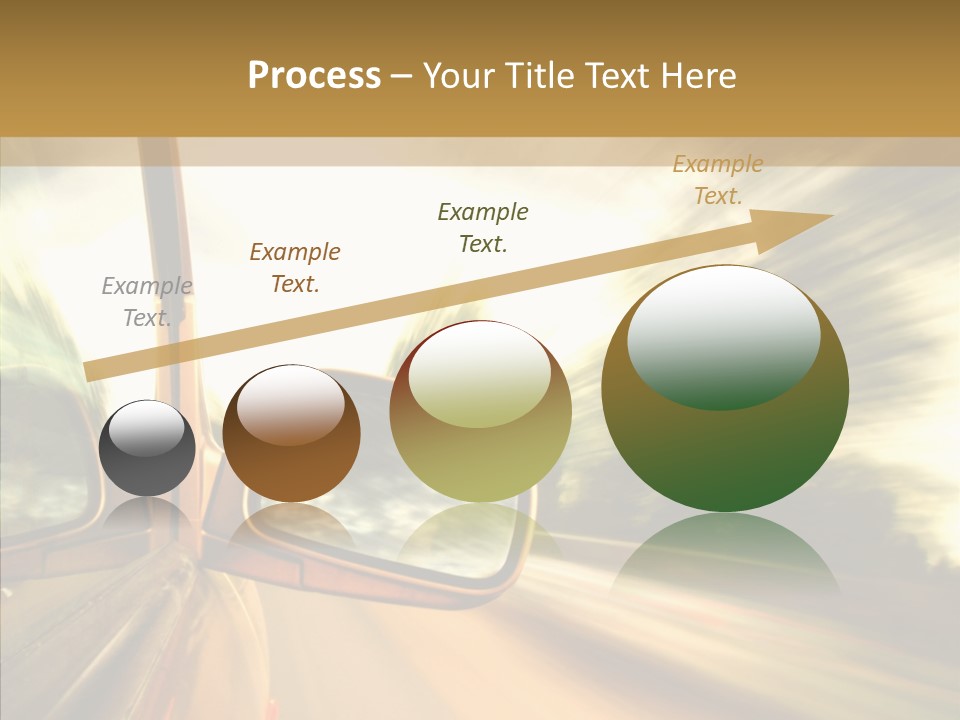 Traffic Blue Daylight PowerPoint Template