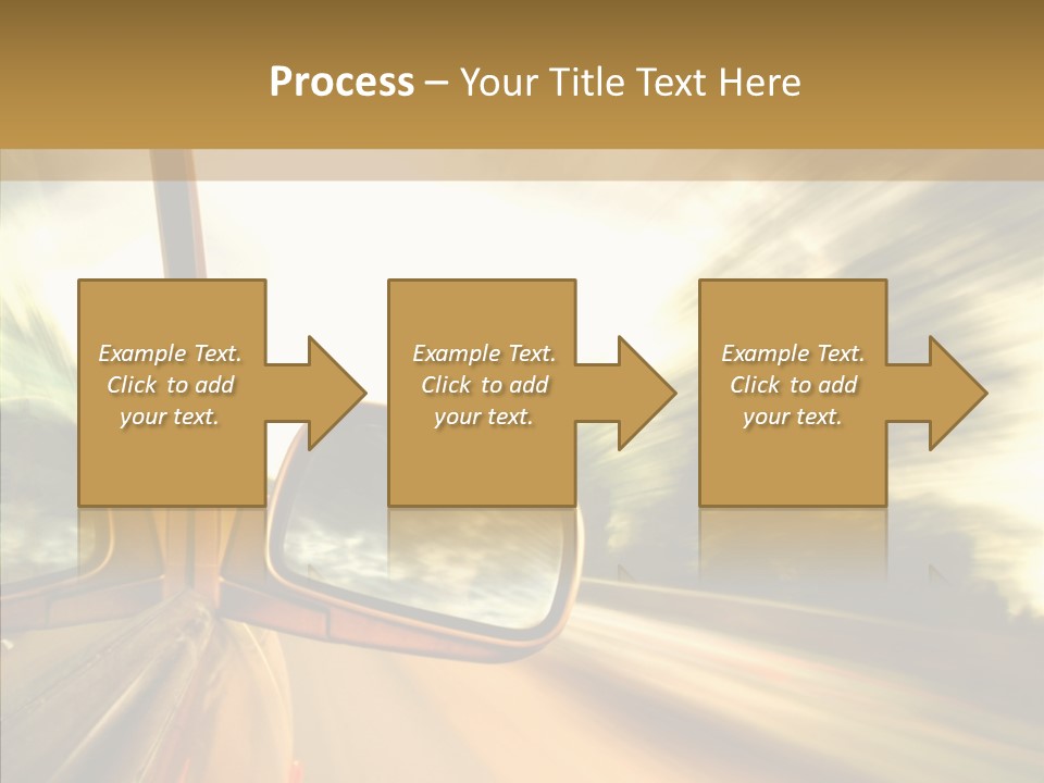 Traffic Blue Daylight PowerPoint Template