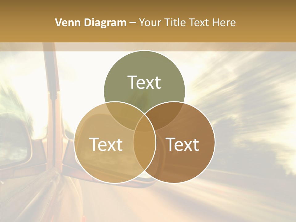 Traffic Blue Daylight PowerPoint Template