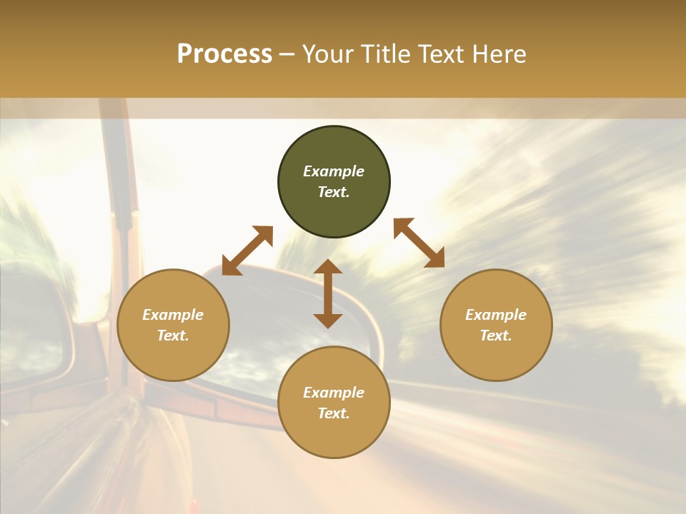Traffic Blue Daylight PowerPoint Template