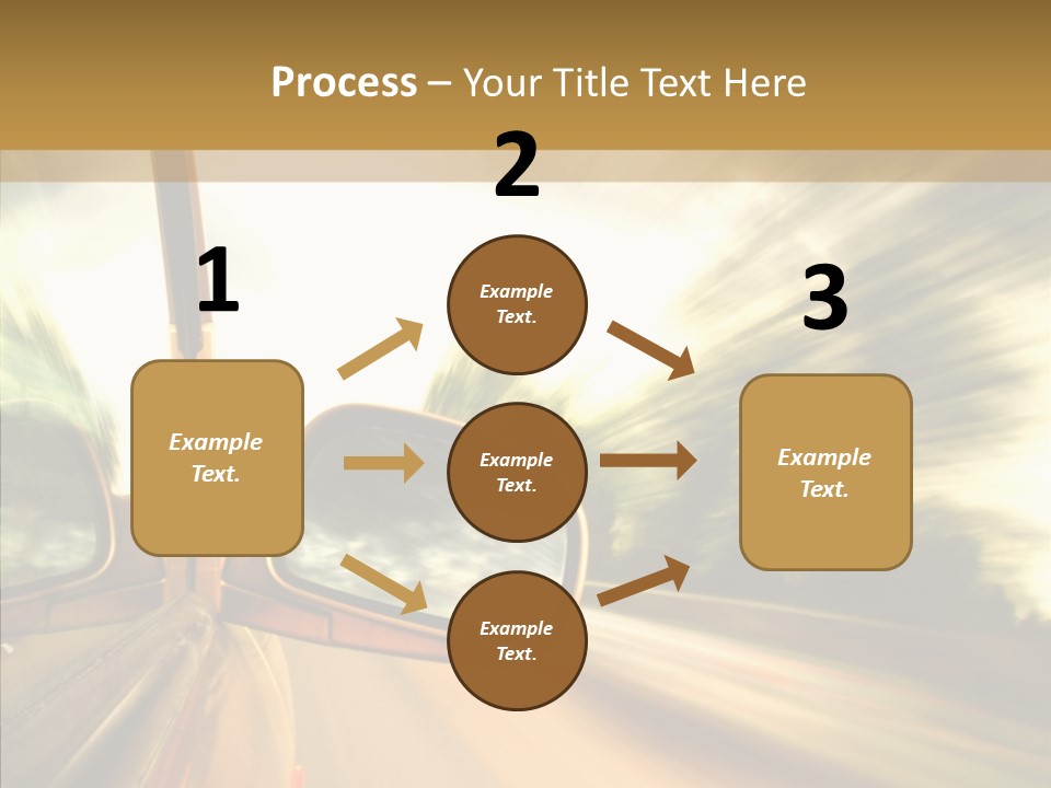 Traffic Blue Daylight PowerPoint Template