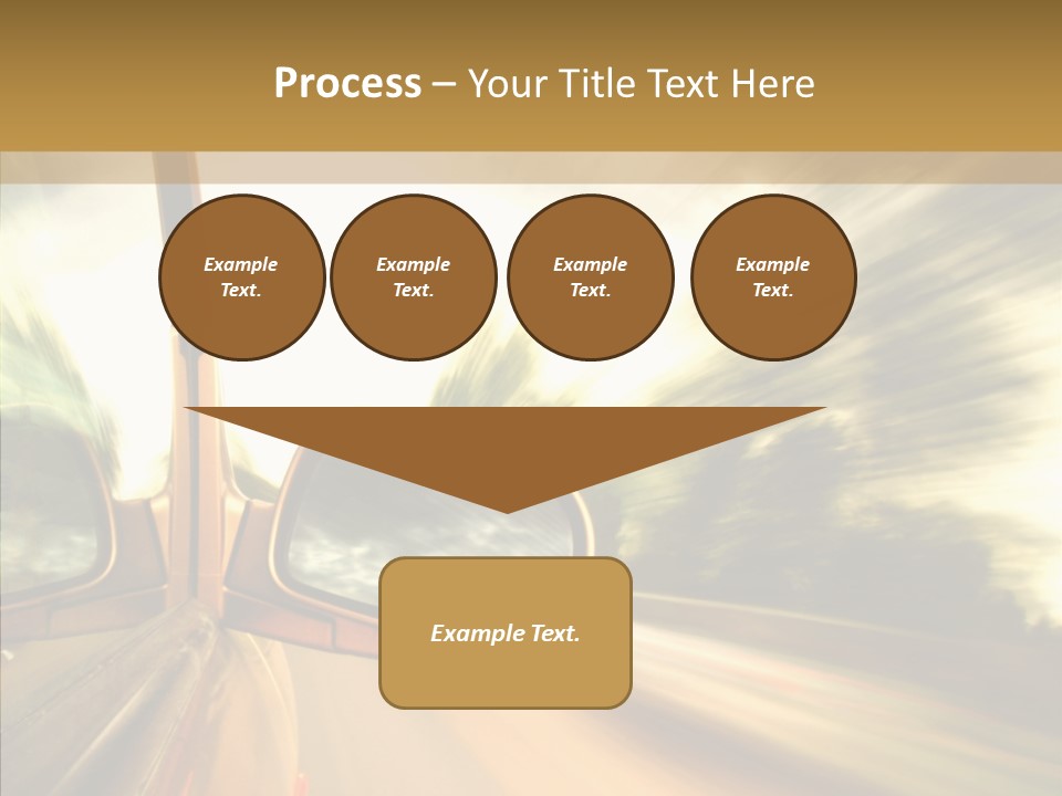 Traffic Blue Daylight PowerPoint Template