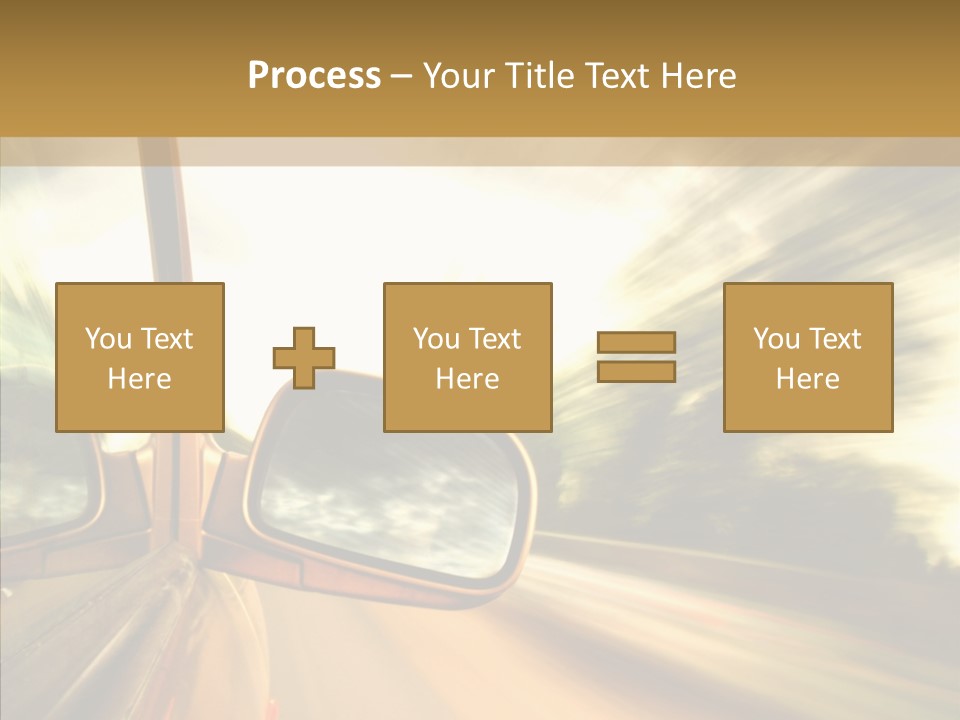 Traffic Blue Daylight PowerPoint Template