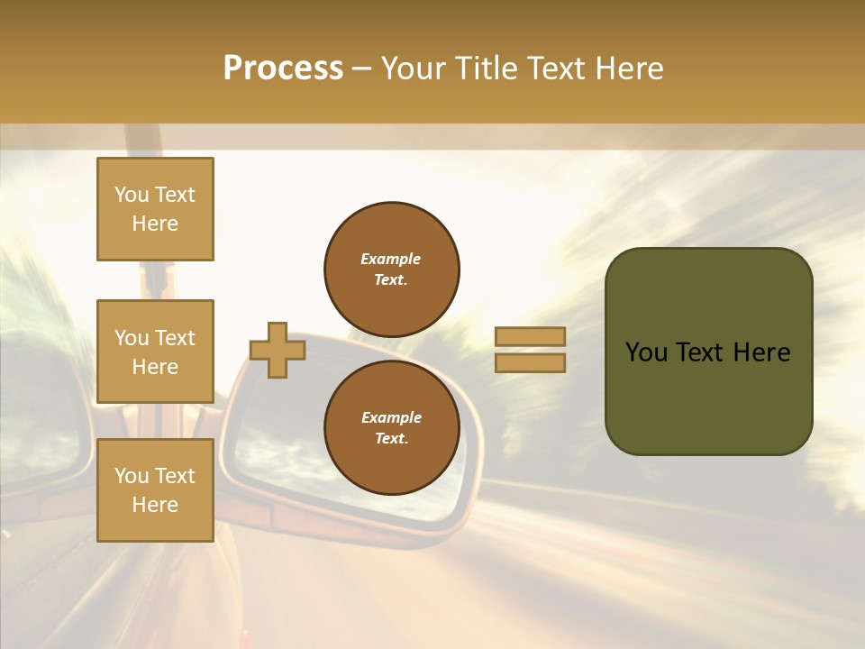 Traffic Blue Daylight PowerPoint Template