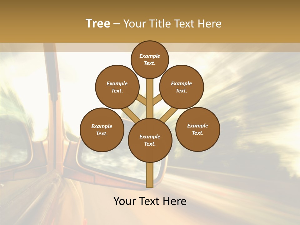 Traffic Blue Daylight PowerPoint Template