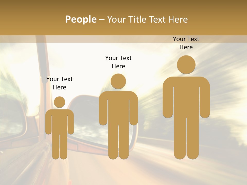 Traffic Blue Daylight PowerPoint Template