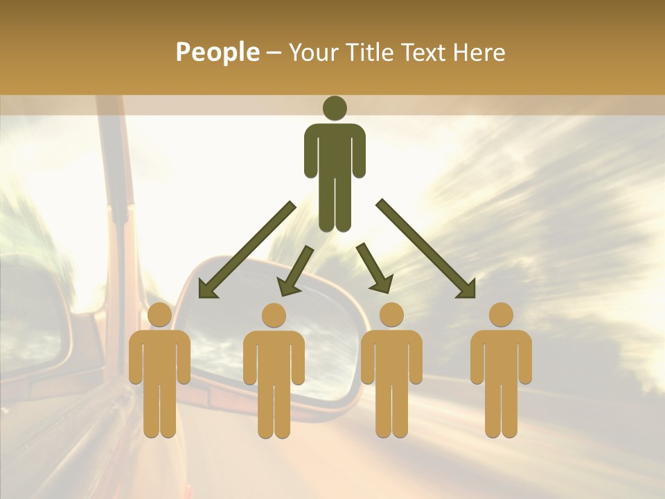 Traffic Blue Daylight PowerPoint Template