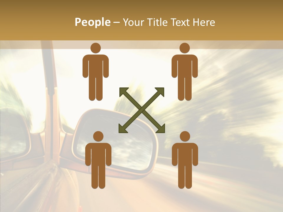 Traffic Blue Daylight PowerPoint Template