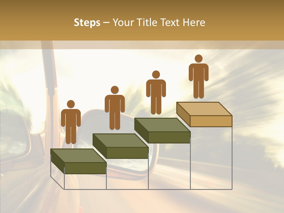 Traffic Blue Daylight PowerPoint Template