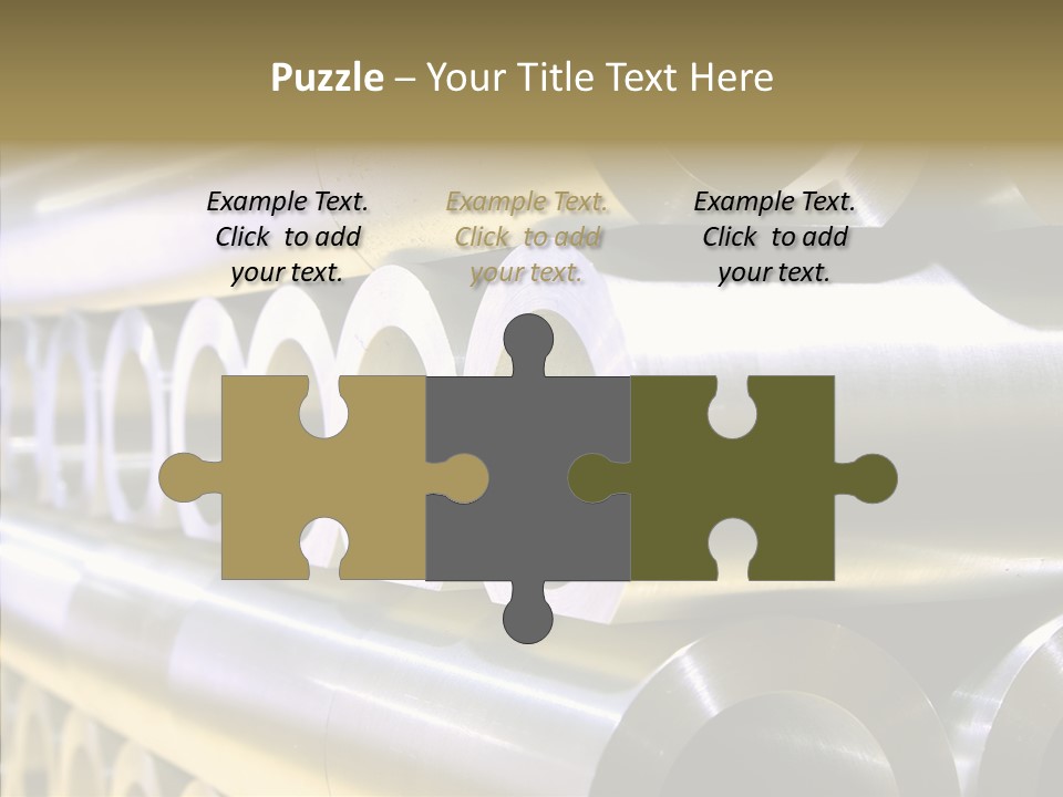 Silver Shape Rough PowerPoint Template