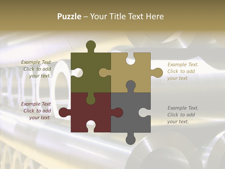 Silver Shape Rough PowerPoint Template