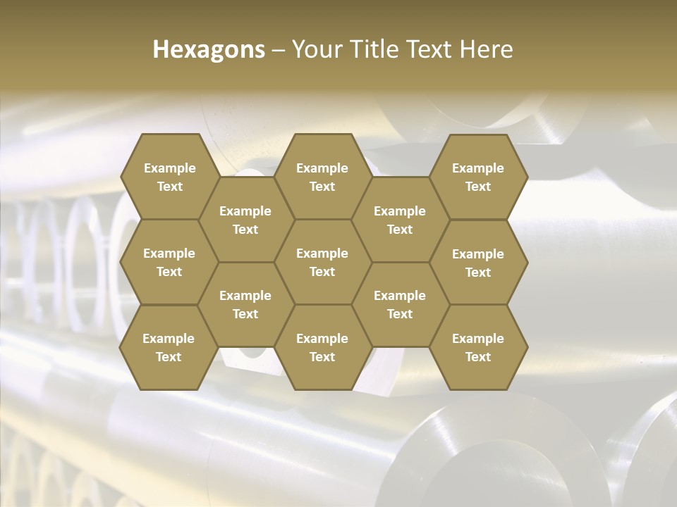 Silver Shape Rough PowerPoint Template