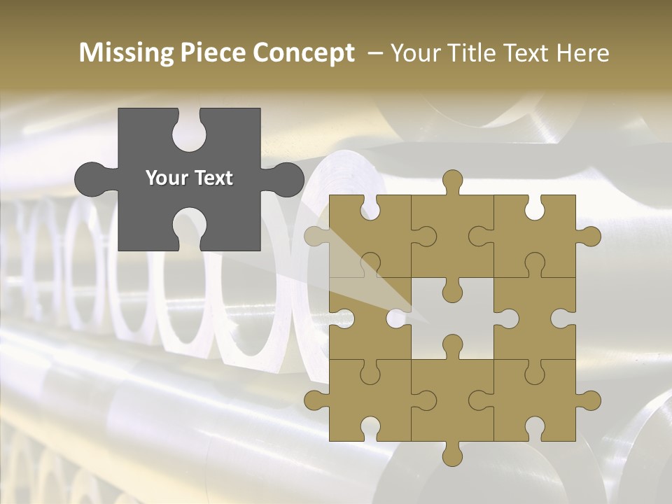 Silver Shape Rough PowerPoint Template