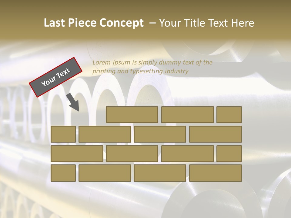 Silver Shape Rough PowerPoint Template