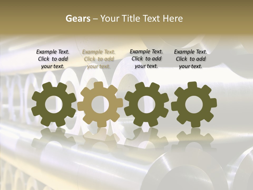 Silver Shape Rough PowerPoint Template