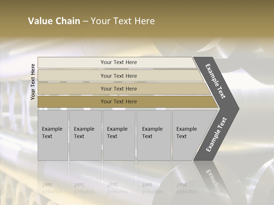 Silver Shape Rough PowerPoint Template