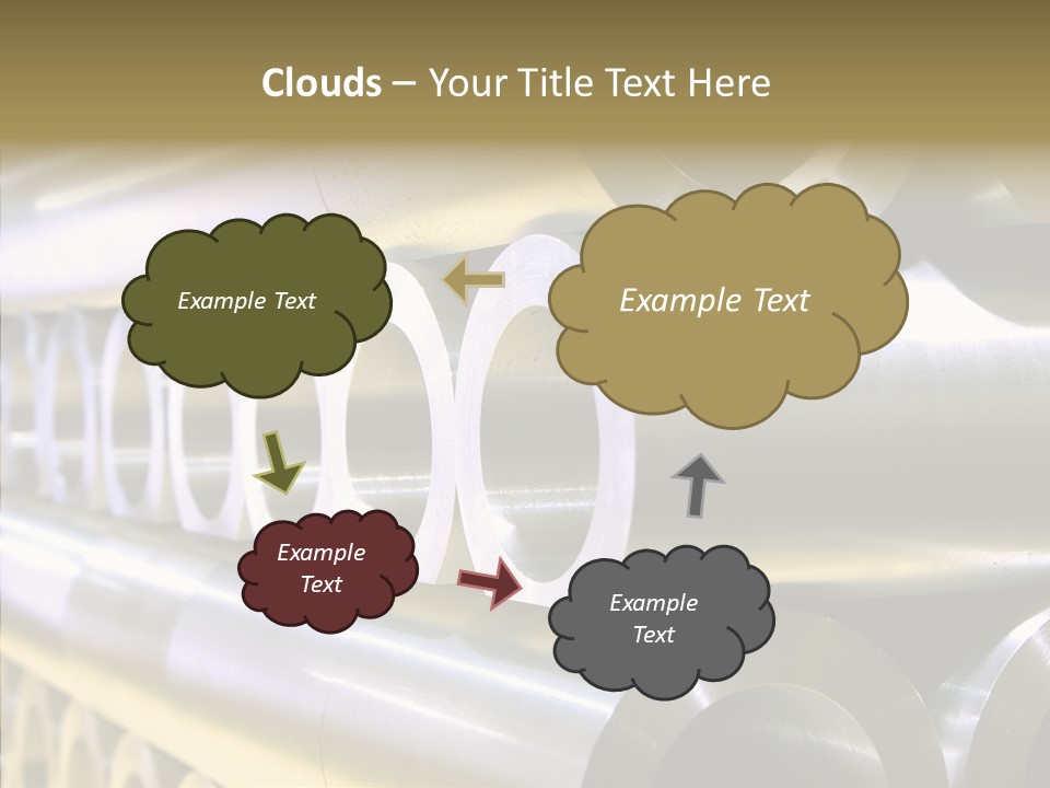 Silver Shape Rough PowerPoint Template