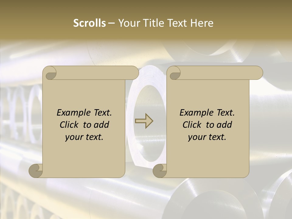 Silver Shape Rough PowerPoint Template