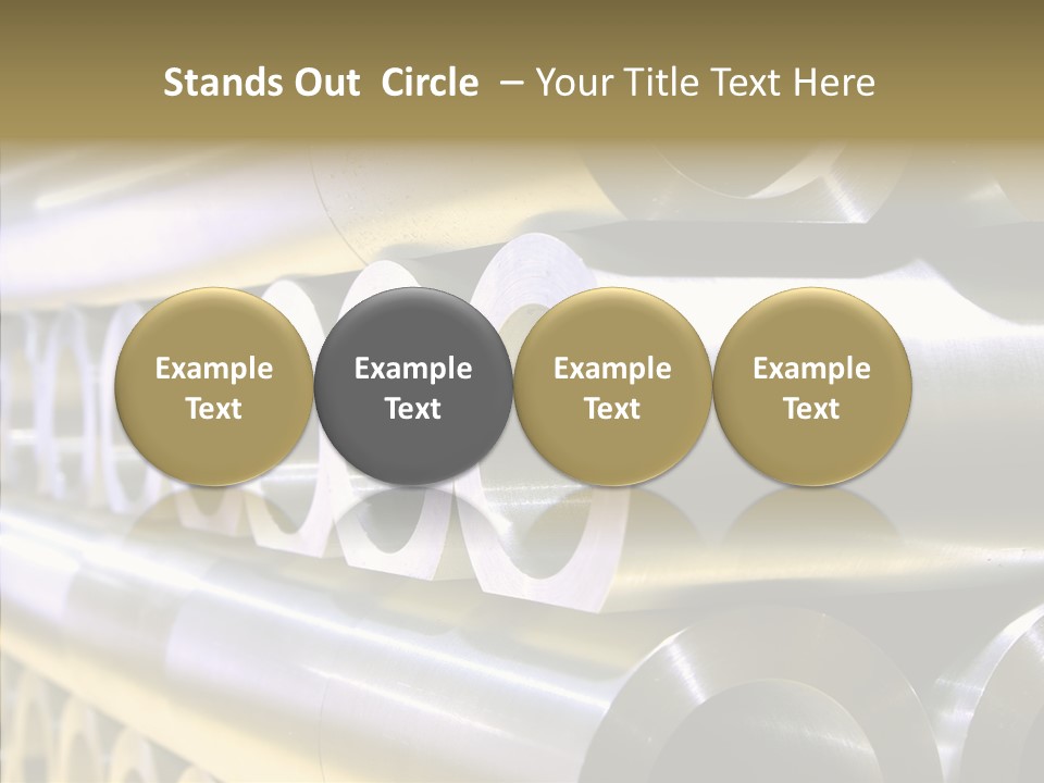 Silver Shape Rough PowerPoint Template