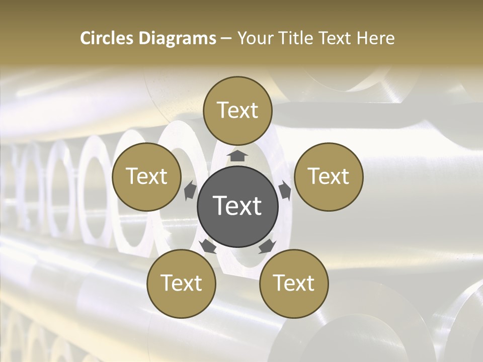 Silver Shape Rough PowerPoint Template