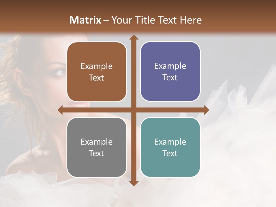 Blonde Skin Girl PowerPoint Template