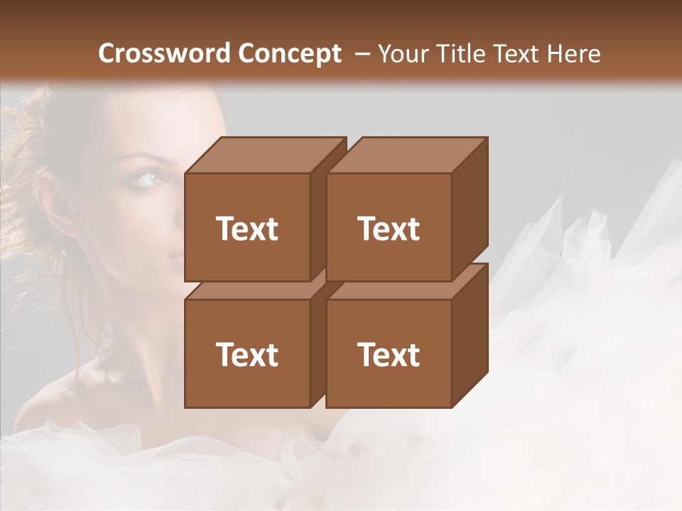 Blonde Skin Girl PowerPoint Template