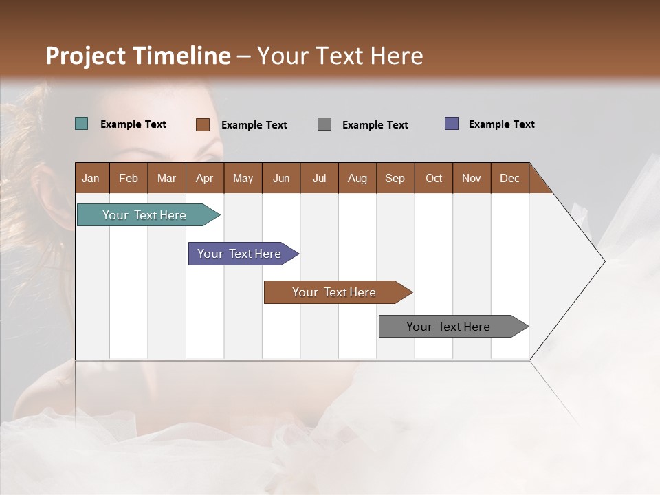 Blonde Skin Girl PowerPoint Template