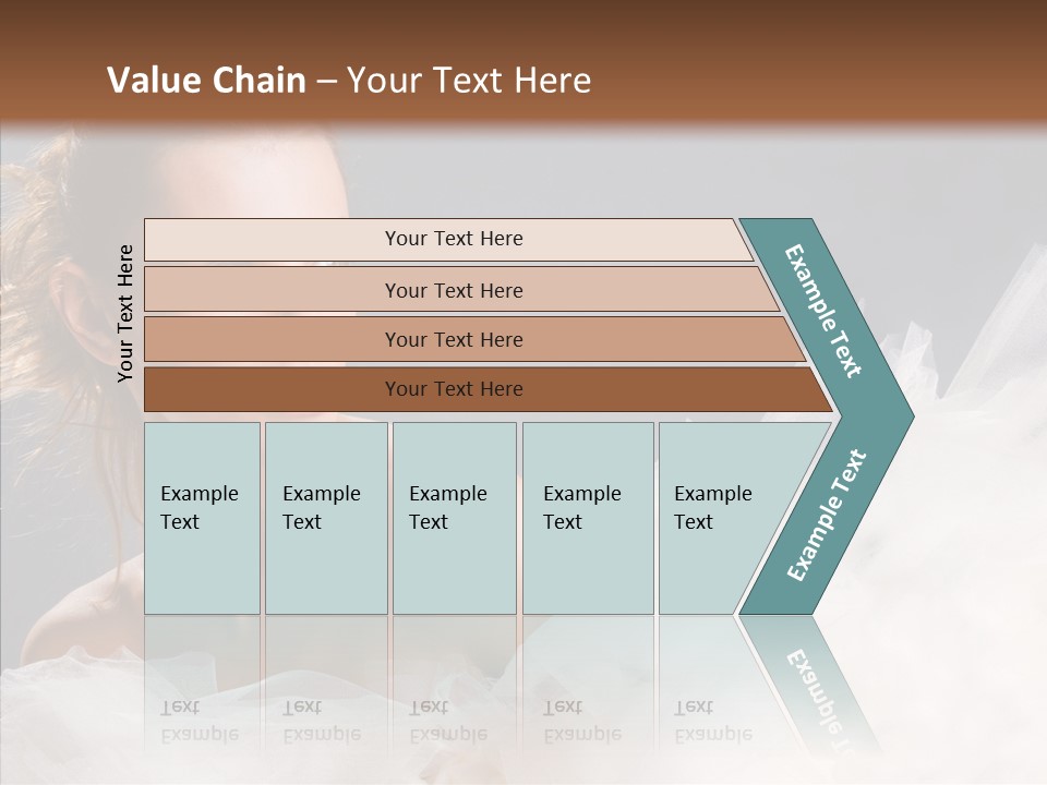 Blonde Skin Girl PowerPoint Template