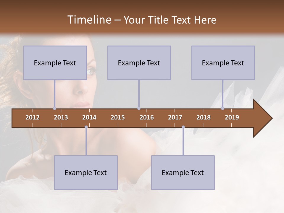 Blonde Skin Girl PowerPoint Template