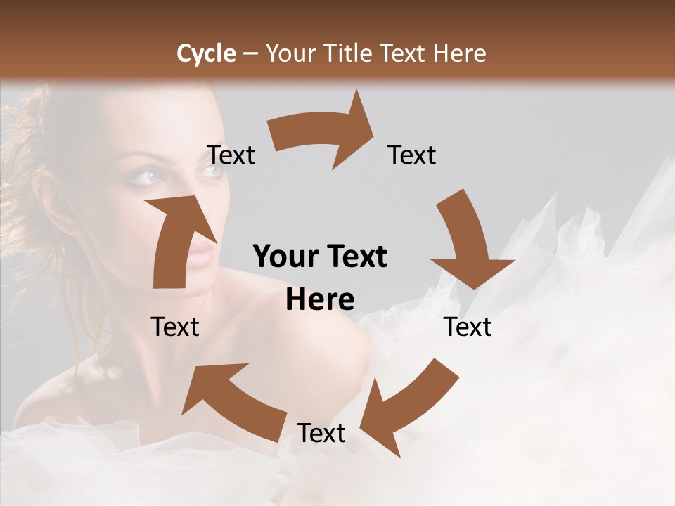 Blonde Skin Girl PowerPoint Template