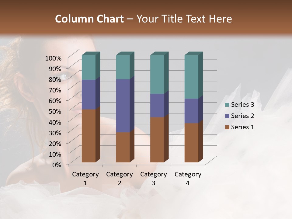 Blonde Skin Girl PowerPoint Template