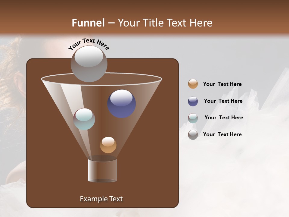 Blonde Skin Girl PowerPoint Template