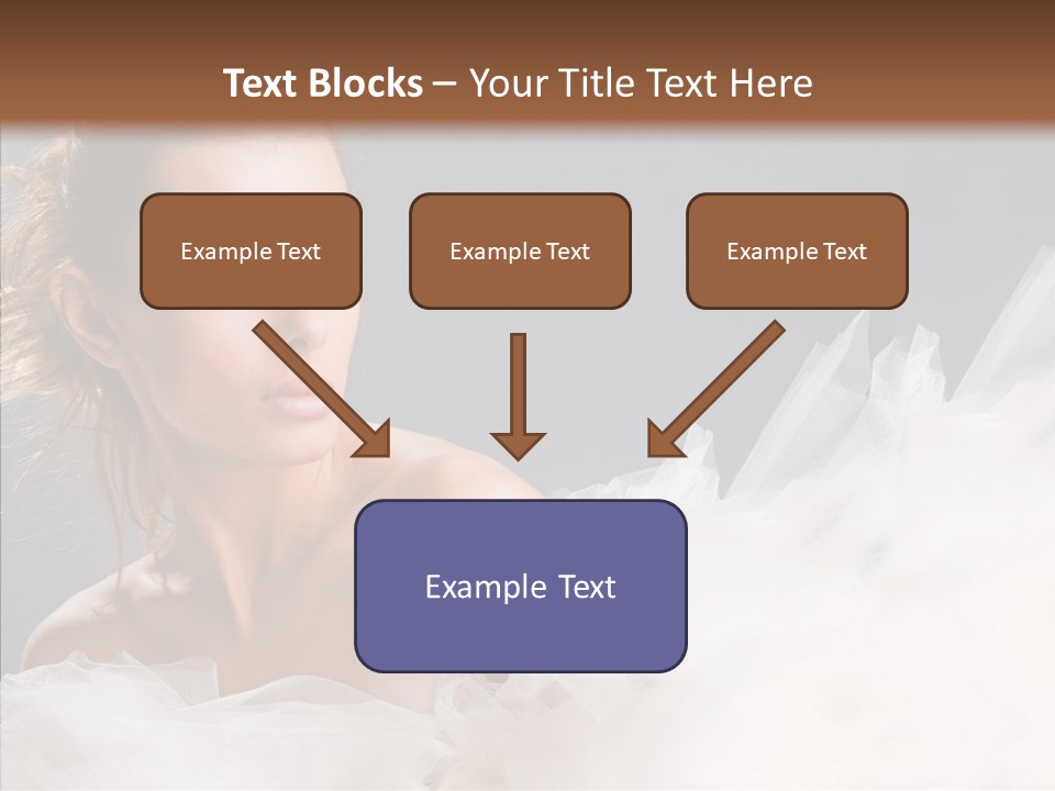 Blonde Skin Girl PowerPoint Template