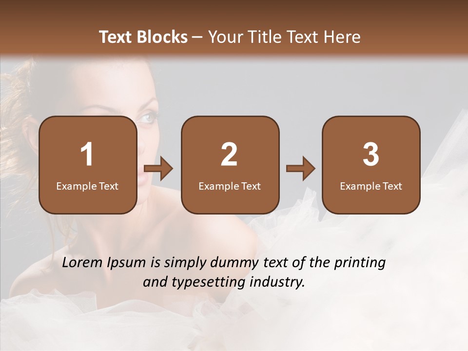 Blonde Skin Girl PowerPoint Template