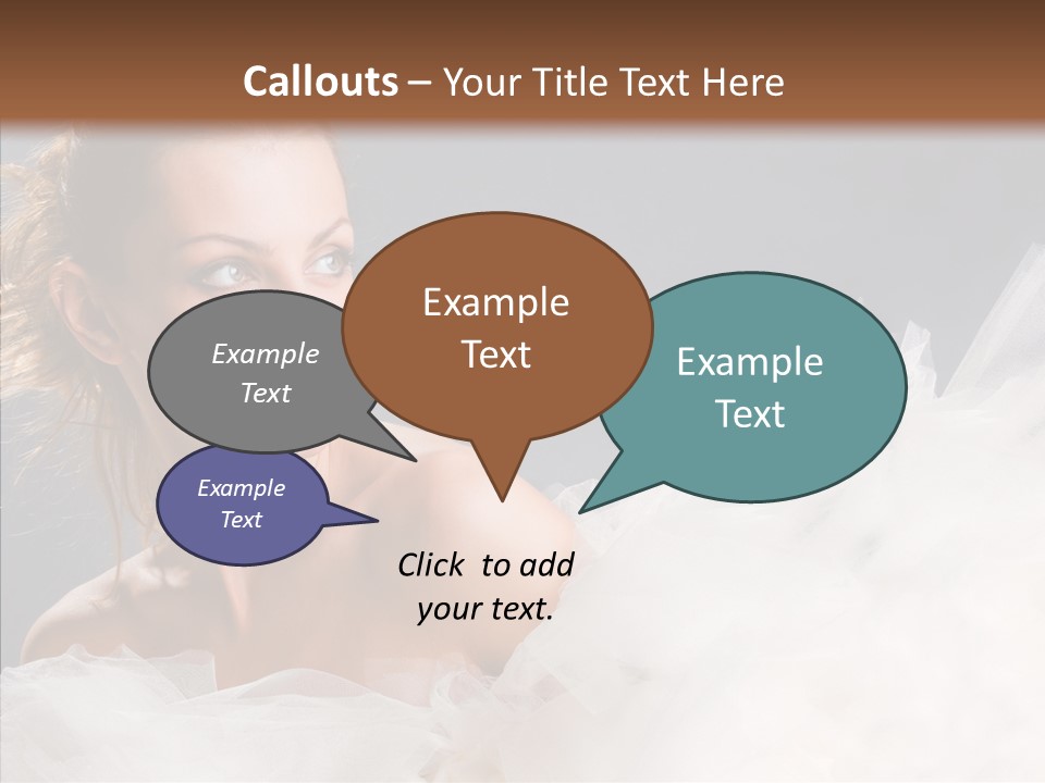 Blonde Skin Girl PowerPoint Template