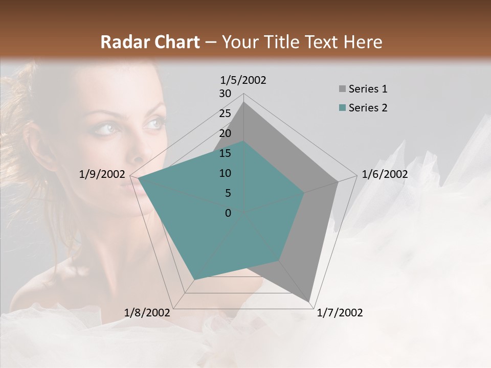 Blonde Skin Girl PowerPoint Template