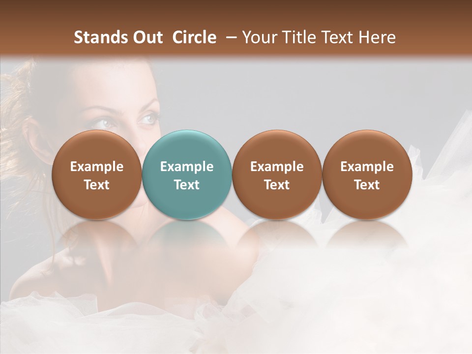Blonde Skin Girl PowerPoint Template